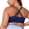 Soutien gorge sans armature Femme push up dos nu couleurs-6