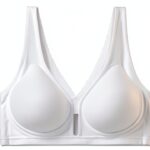 Soutien-gorge sport Necalisi Femme Doux Respirant Noir Blanc-0