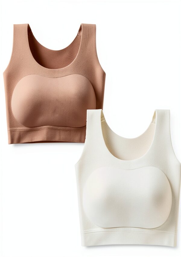 Necalisi Soutien Gorge Sport Push up sans Fil Confortable
