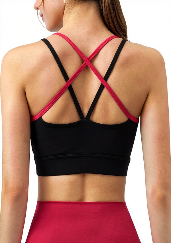 Yimutian Soutien Gorge Sport Femme Dos Croisé Confort