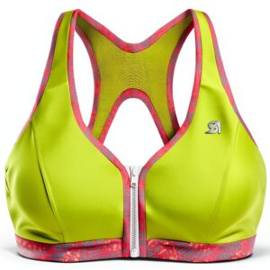 Brassière de sport Shock Absorber soutien jaune 90C femme-0