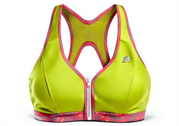 Brassière de sport Shock Absorber soutien jaune 90C femme-0