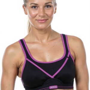 Shock Absorber Brassière Sport Multicolore Noir Violet Femme-0