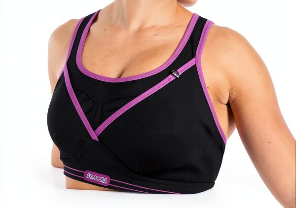 Shock Absorber Brassière Sport Multicolore Noir Violet Femme-3