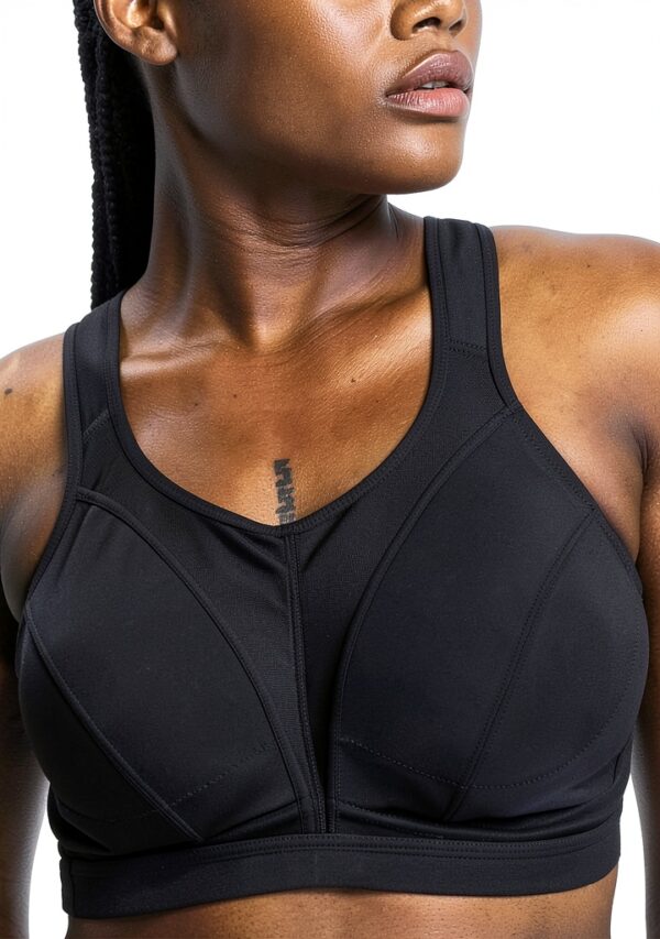 Soutien-gorge de sport Champion Active D+ Femme Noir Blanc-5