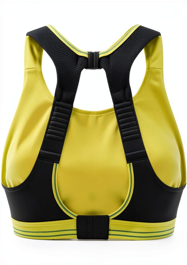 Soutien-gorge de sport Shock Absorber Noir Citron Vert 30D-1