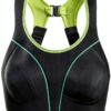 Soutien-gorge de sport Shock Absorber Noir Citron Vert 30D-0