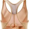 Soutien-gorge sport Champion beige confortable femme-3
