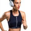 Soutien-gorge de sport Champion noir maintien fermeture-5
