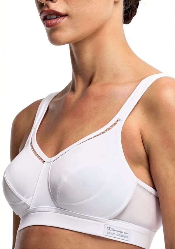 Soutien-gorge de sport Champion Noir Blanc soutien élevé-6