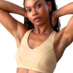 Soutien-gorge sport Champion beige confortable femme-0