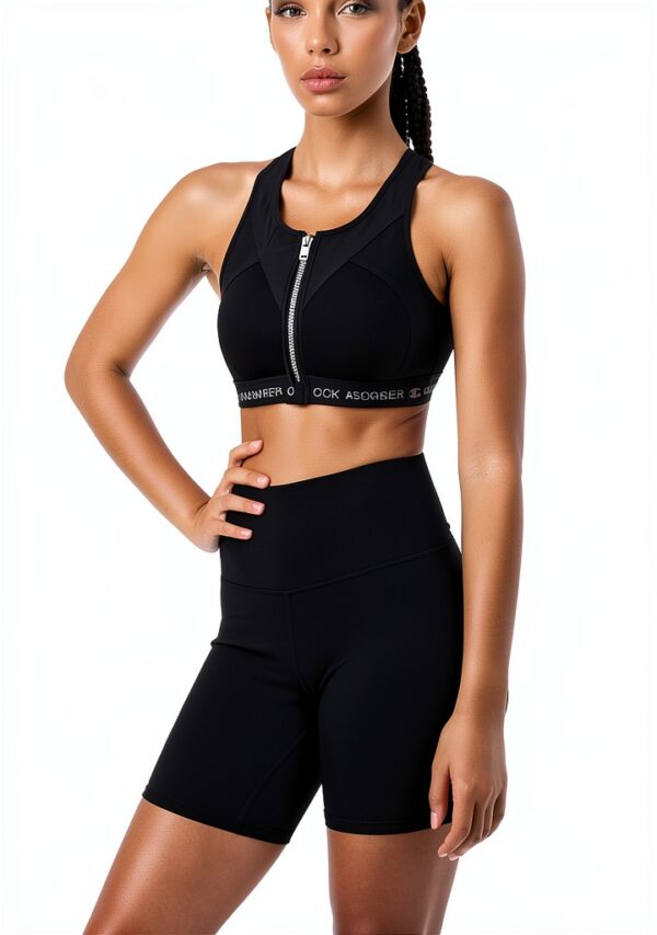 Soutien-gorge de sport Champion Noir maintien fermeture-1