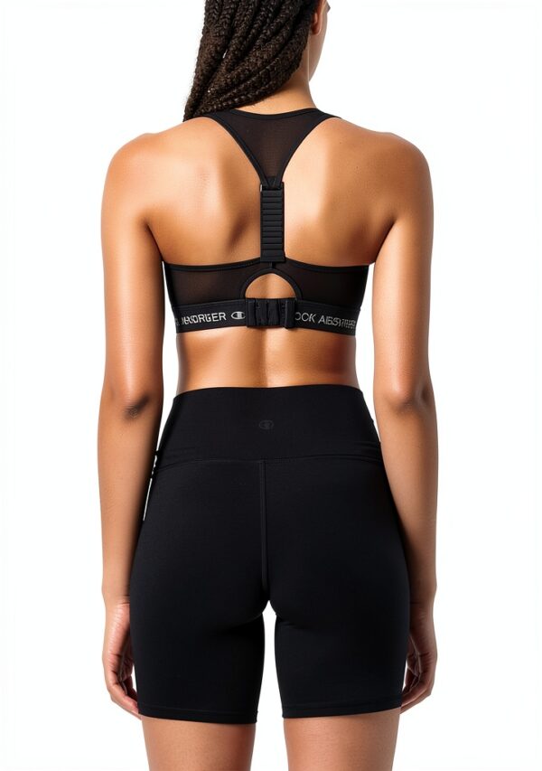 Soutien-gorge de sport Champion Noir maintien fermeture-2