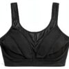 Soutien-gorge de sport Champion Active D+ Femme Noir Blanc-0