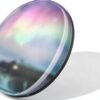Aimant de réfrigérateur 3D Hartford USA verre Wedarego 5 cm rond-0