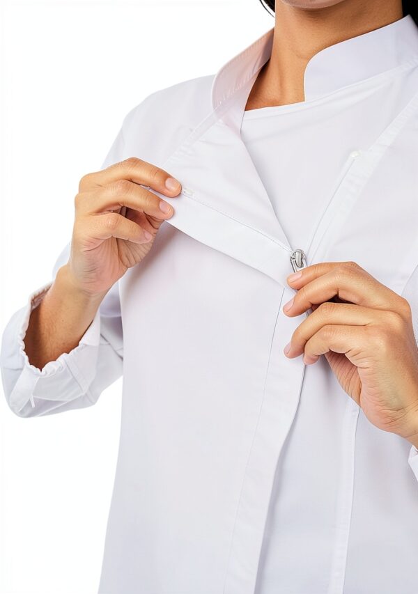 Chef Works Hartford Manteau de Chef Veste de chef Femme Blanc-3