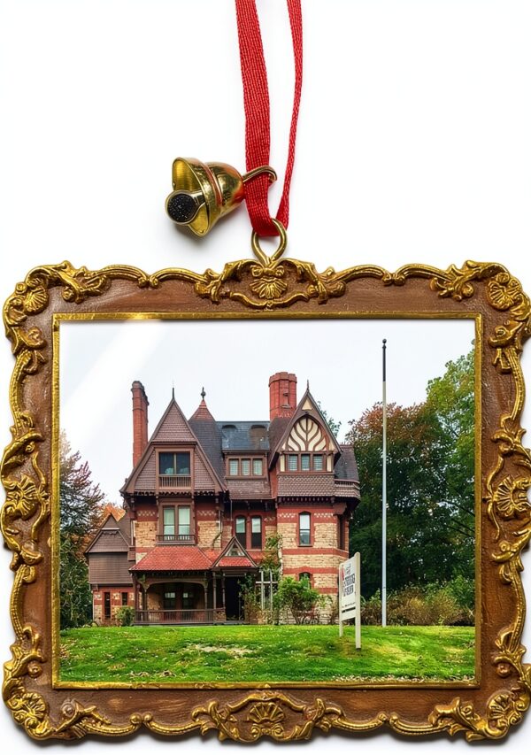 Hartford Amérique Souvenir de voyage Décoration Noël Tianfulai 6,9x5,7-0