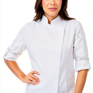 Chef Works Hartford Manteau de Chef Veste de chef Femme Blanc-0