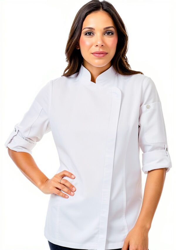 Chef Works Hartford Manteau de Chef Veste de chef Femme Blanc-0