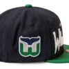 Casquette Mitchell & Ness Hartford Whalers Snapback bleu taille unique-1