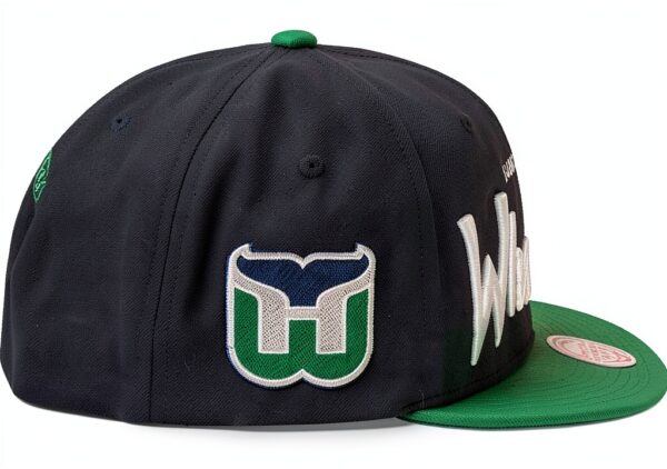 Casquette Mitchell & Ness Hartford Whalers Snapback bleu taille unique-1