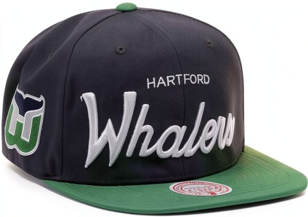 Casquette Mitchell & Ness Hartford Whalers Snapback bleu taille unique-0